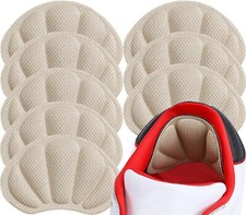 8 Pcs Shoe Heel Inserts Self-Adhesive Heel Cushion Pads Inserts for Back of Heel