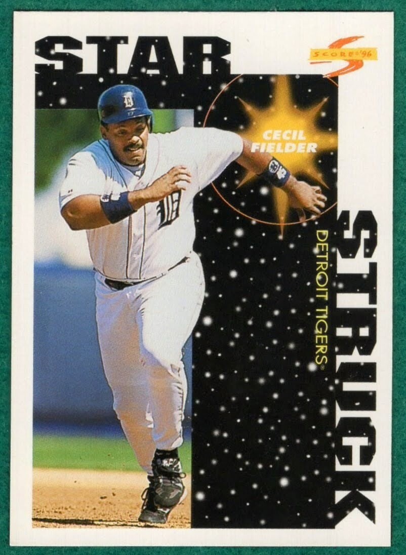 Cecil Fielder - 1996 Score #357 - Detroit Tigers Star Struck Baseball Card