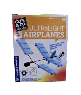 Ultralight Airplane Project Kit Science Geek & Co Physics of Flight Gliders used