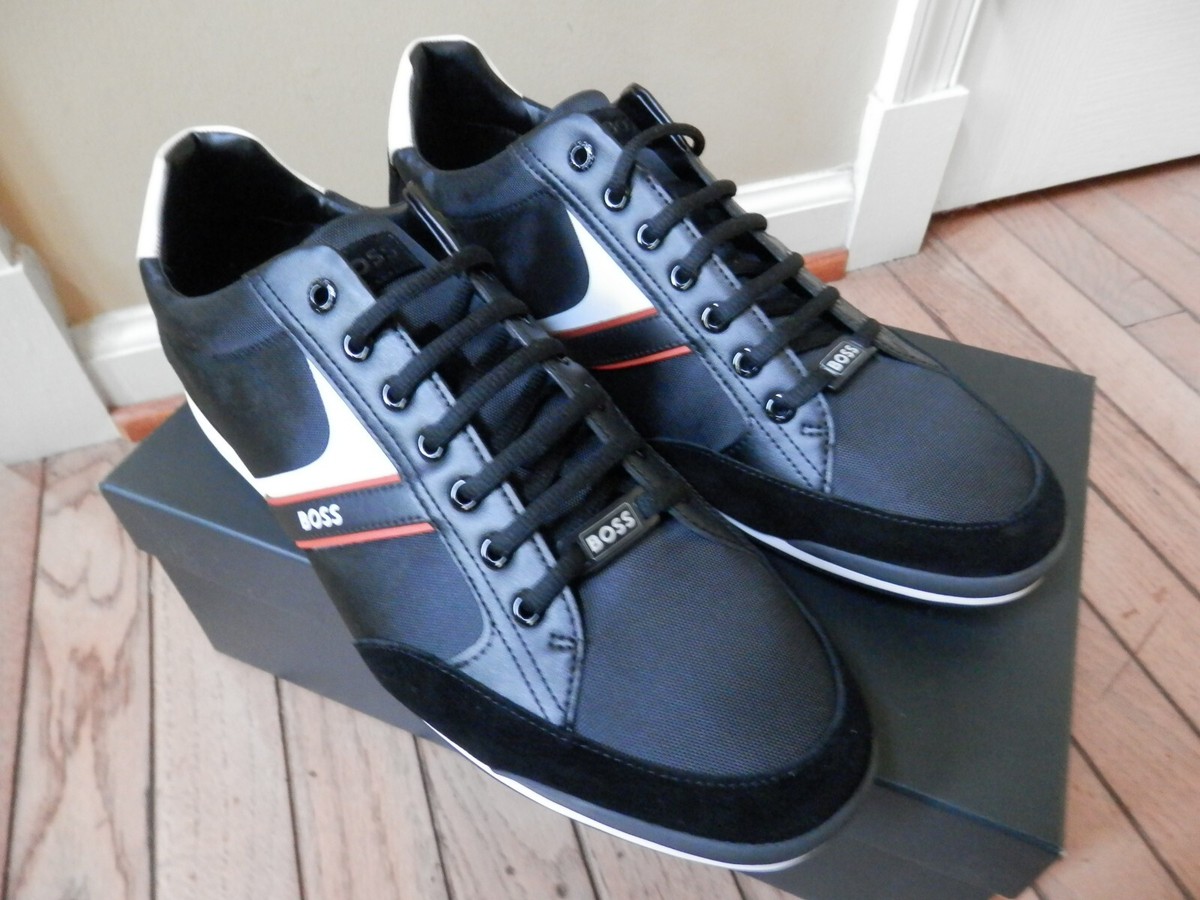 NEW HUGO BOSS SHOES SNEAKERS, Sz. 12 black | eBay