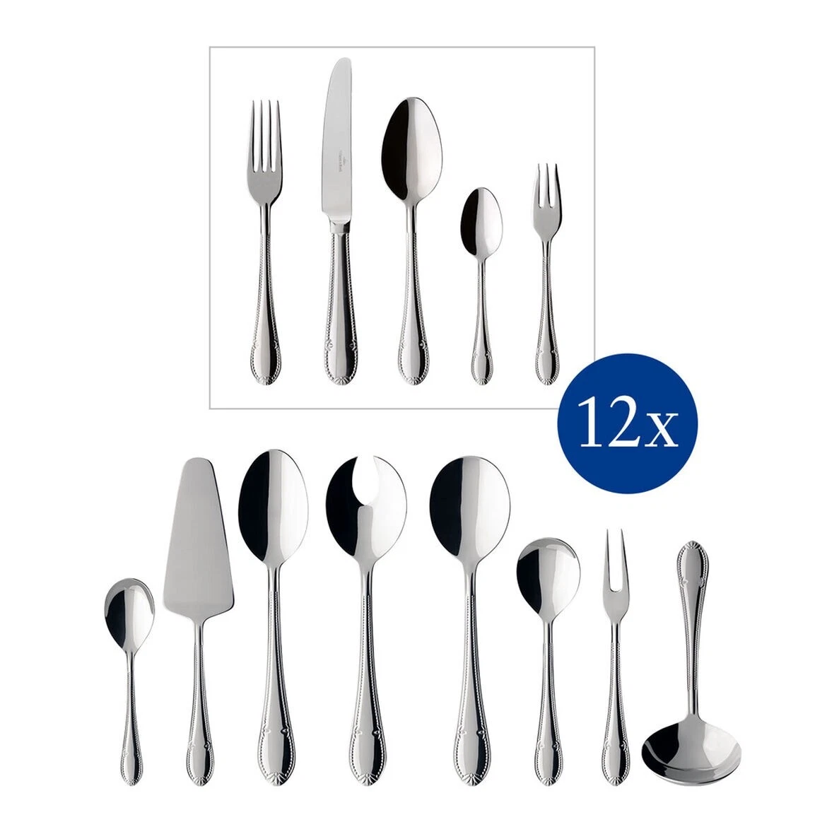 Ménagère 24 Pièces Inox - 12-6264-9030 - Couvert - Ménagère