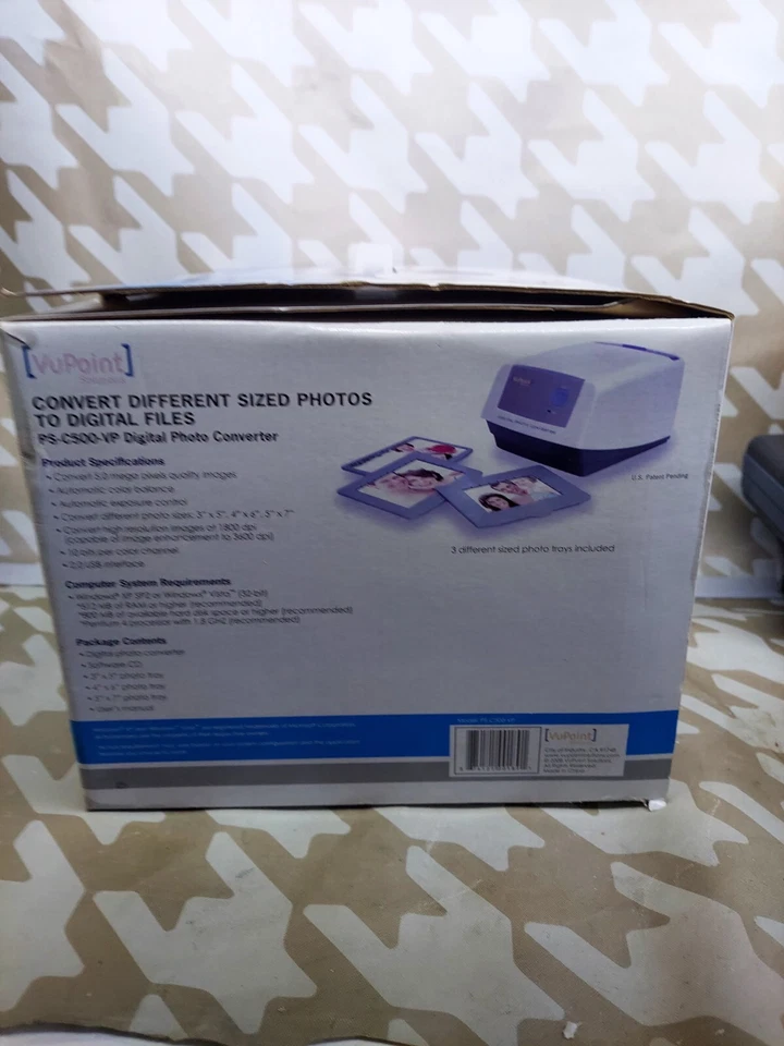 VuPoint PS-C500-VP Scanner Converter for 3x5 4x6 5x7 Photos 3600 DPI Easy to Use - Image 2 of 4