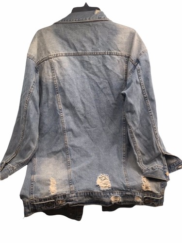caution to the wind denim jacket