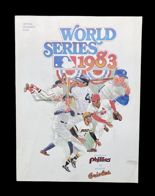 1983 Baseball World Series Game Program Book (L8419)