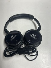 JVC HA-NC80 Noise Cancellation Collapsible Stereo Headphones TESTED WORK GREAT