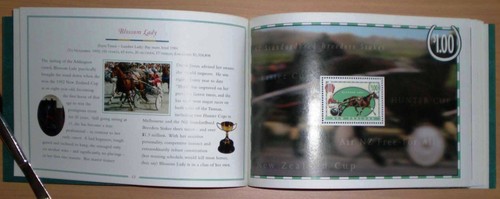 1996 New Zealand Sports Games Horse Racing Mini-Sheet & Stamps Booklet - Picture 6 of 15