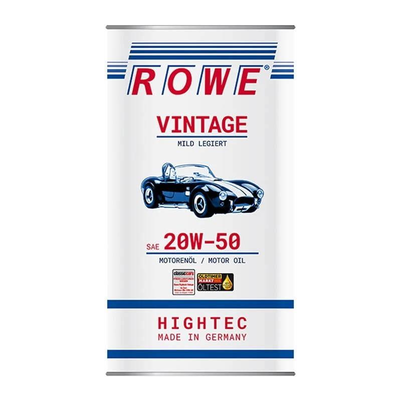 ROWE HIGHTEC VINTAGE SAE 20W-50 MILD LEGIERT (20221) - 5 Liter