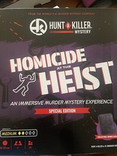 Homicide at the Heist murder mystery game
