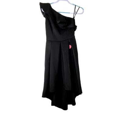 black high low cocktail dress Chi Chi London One-Shoulder NWT Size 8 Plus size Shipping:Standard 10-12 Weeks LONG SLEEVE Lucille | RED Asymmetric Fit and flare.Sleeveless.Lined.Shell