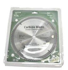 Vortex Diamond Carbide Circular Saw Blade 8-1/4" 80T 5/8" Arbor VCBA880