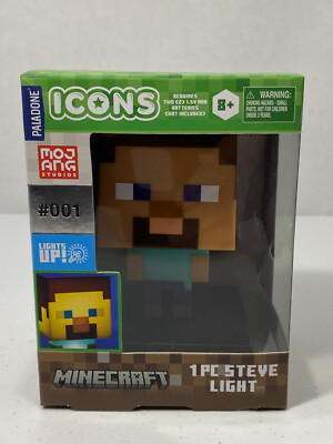 Paladone Icons Minecraft Lights up Steve #001