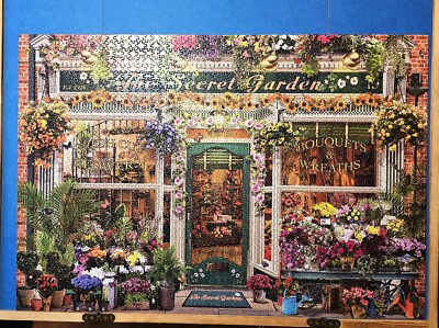 The Secret Garden 2000 Piece Jigsaw Puzzle Ceaco 38'' x 26'' Poster Assembled Once
