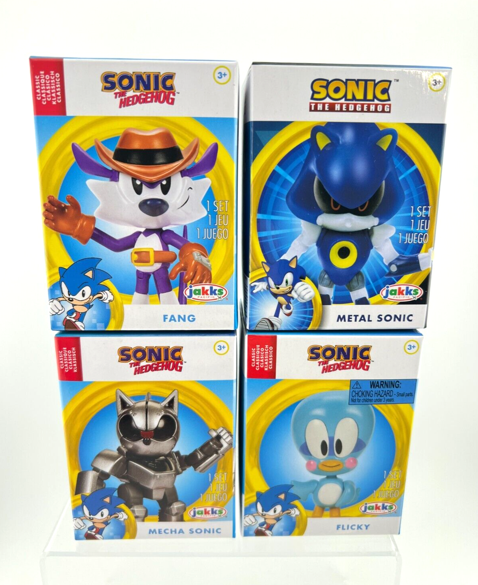 Sonic The Hedgehog Lot of 4 - 2.5 in Figures includes Fang, Flicky