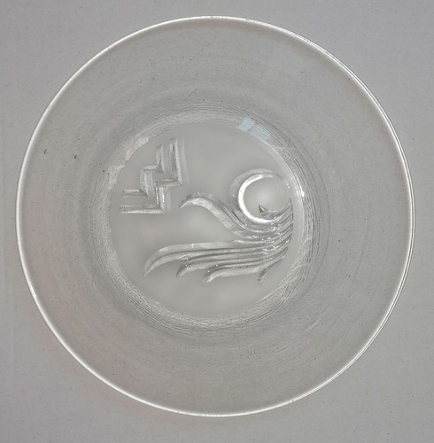 Glass plate, art-deco, Edvin Ollers - Picture 6 of 6