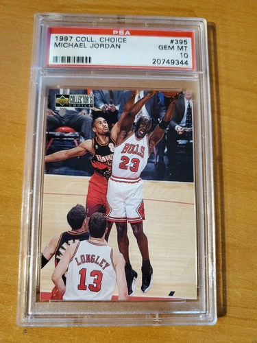 1997 Collector's Choice Michael Jordan Card #395 PSA 10 Gem Mint