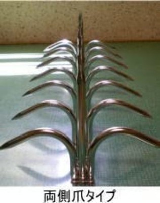 Piques De Sécurité Shinobi Gaeshi H130 - Double Lame Argent, Acier, Fabriqué Au Japon