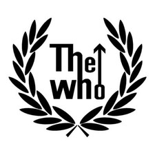 The Who Laurel Sticker, 4 x 3.5" Scooter Panel Adhesive Decal - all colours