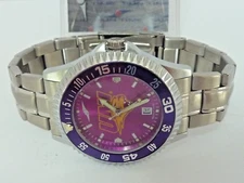 NEW IN PKG Sun Time UNIVERSITY NORTHERN IOWA Stainless Steel Quartz Date Watch