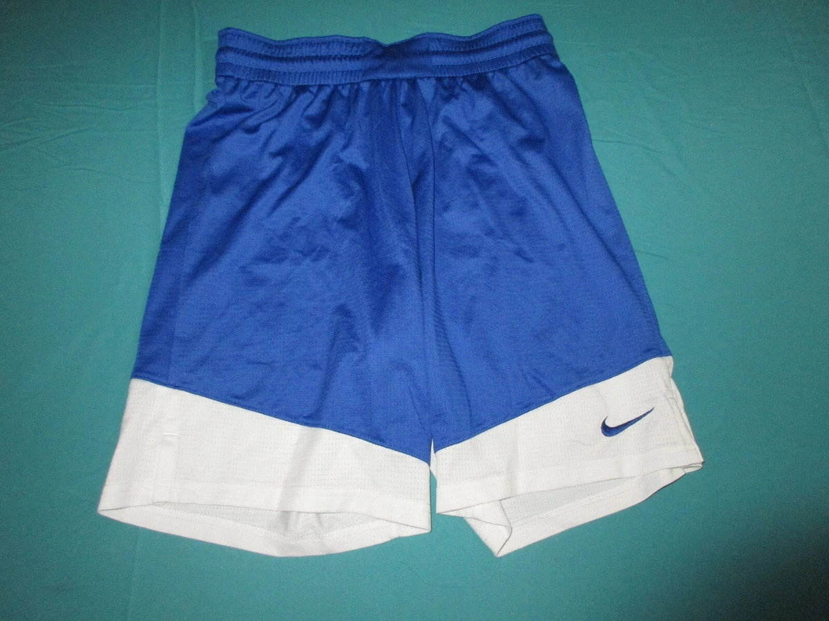 Nike blue and white shorts clearance