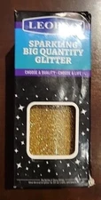 Leobro Sparkling Big Quantity Fine Glitter Champaign Gold 5.29 Oz, Craft Quality