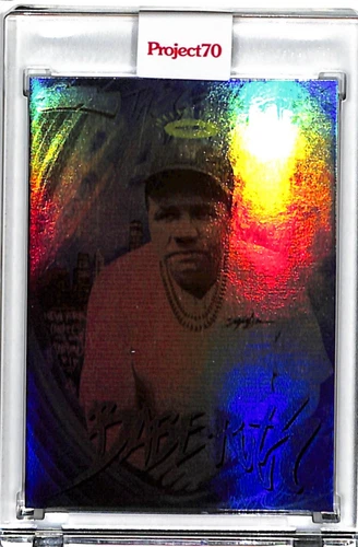 2021 TOPPS PROJECT 70 #627 - BABE RUTH BY KING SALADEEN - RAINBOW FOIL 46/70