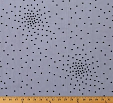 Sheer Black Swiss Dot on Bobbinette Mesh Netting Veiling Fabric by Yard D181.13