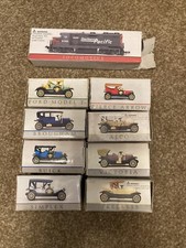 LOT of 9 Vintage Reader's Digest Die Cast Cars Some Wear On The Box  