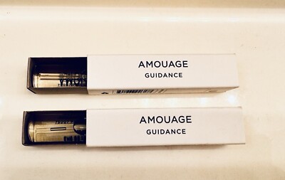 AMOUAGE GUIDANCE EDP 2.0ml .06fl oz COLOGNE PERFUME X 2 Total