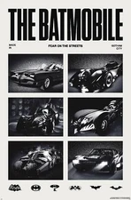 DC Comics Batman: 85th Anniversary - The Batmobile Fear The Streets - Poster