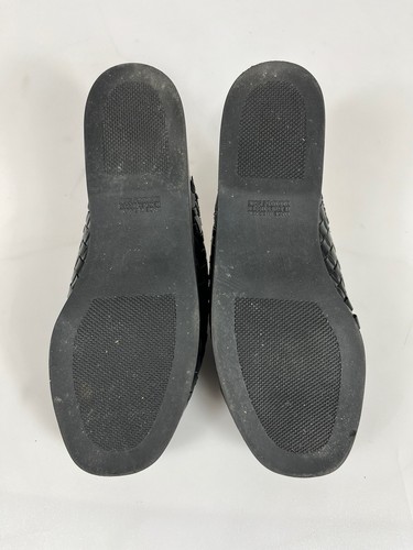 Decoy’s By Auditions Woman’s Size 6 1/2 WW Blue Leather Over Mules Shoes-770 - Picture 6 of 6