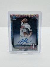 2025 Bowman ANDREW MORRIS 1st Bowman Sparkle Chrome Auto Autograph /299