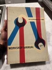 Porsche 356 Original Factory Workshop Service Manual 1956 Original Rare