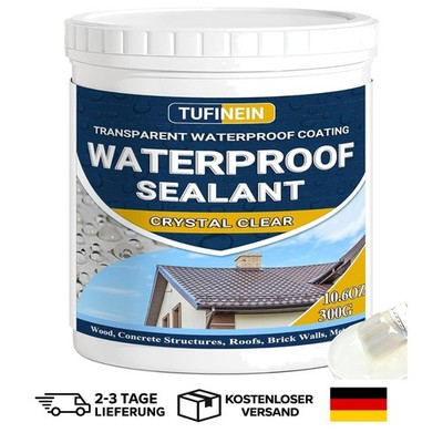 Dichtstoff transparent Silikon 300g für Dach Wand Metall Holz