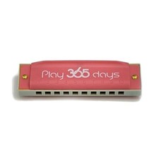 Suzuki Play 365 Days 10-hole diatonic harmonica - Red