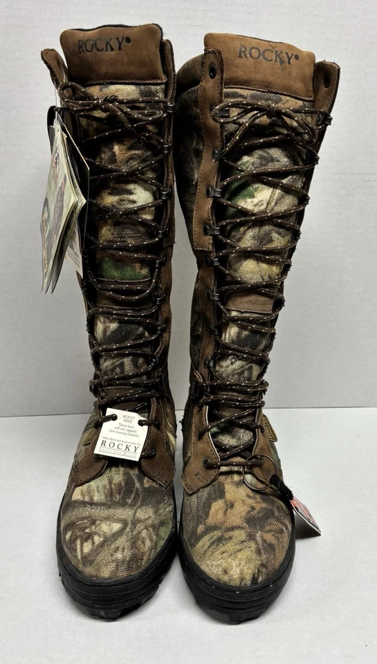 NEW Rocky Boots, Snake 7580 Men’s 8 M- Mossy Oak, NWT + GoreTex & Scent Control - Image 2 of 4