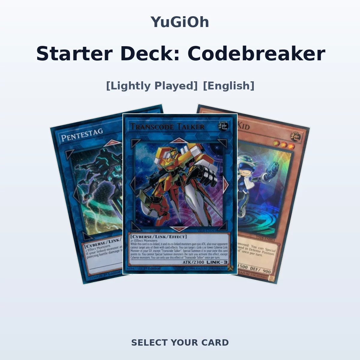 YuGiOh Starter Deck: Codebreaker - Select Your Cards (LP)
