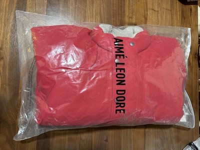 Aimé Leon Dore ALD Après Ski Lodge Jacket  Equestrian Red  FW25 Men s Size Large