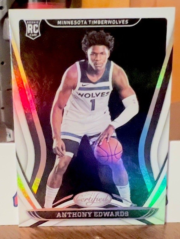 2020-21 Panini Certified Anthony Edwards Rookie RC #200 Timberwolves