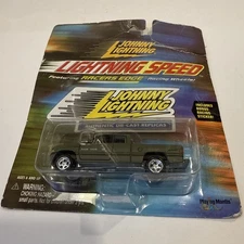 Johnny Lightning 1996 Dodge Ram 1500 Lightning Speed Racers Edge Olive Green
