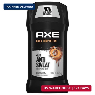 AXE Antiperspirant Deodorant Stick for Men, Dark Temptation 2.7 Ounce (Pack of 6