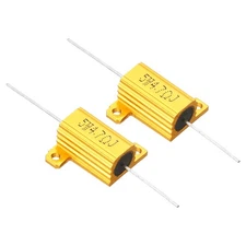 5W 4.7 Ohm Aluminum Shell Resistor Housing Resistor Wirewound Resistors 2pcs