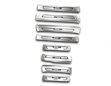 8 PCS Thickened Stainless Steel Door Sill Protector for Mazda CX-5 cx5 8PCS