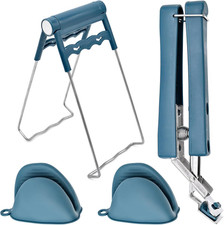 3er-Set Einmachglas Glasheber Zange Clip Set, Edelstahl Kochschutz Anti-Hot Clip