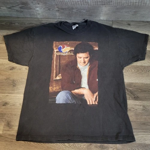 Vintage Vince Gill 1998 Concert Tour T-shirt Country Music N 1990s vintage concert t-shirt, vintage, size XL, single stitch, B+ condition