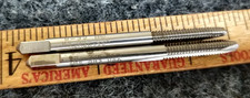 2 pieces  USA      8-32 NC plug Tap, 2 Flute, HSS GH3 spiral point