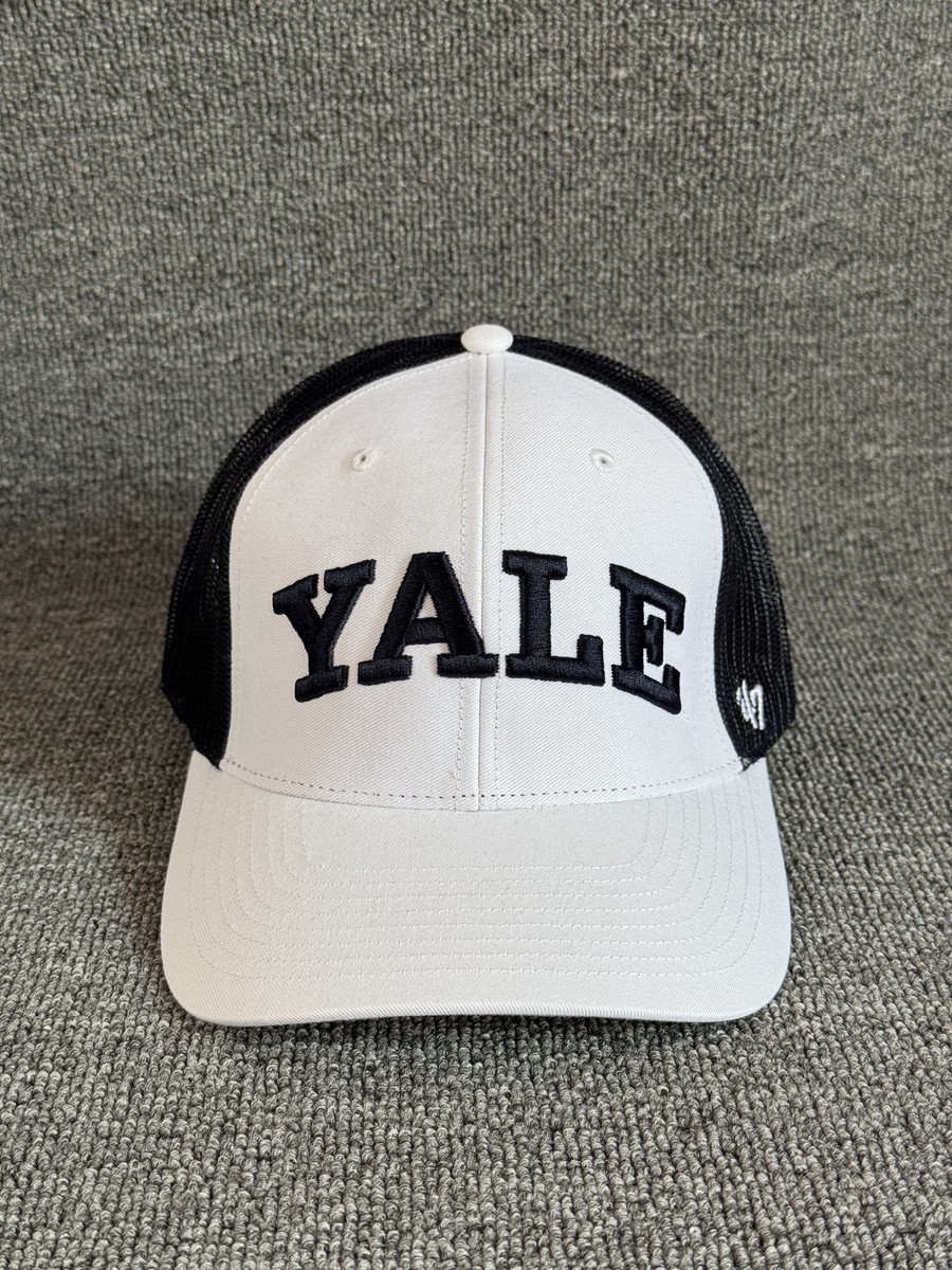 '47 Brand Yale Bulldogs Trucker Snapback Black White One Size NCAA Hat