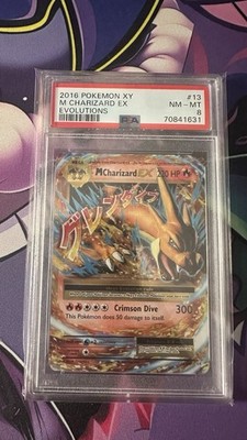M Charizard EX Evolutions Pokémon XY PSA 8