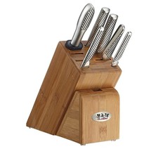 Global Takashi 7 pc. Knife Block Set G-79587AU (Open Box) Damaged Factory Box