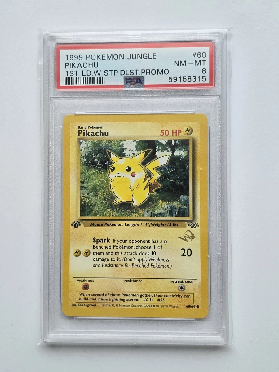Pikachu Pokémon TCG Grade 9 Jungle Individual Collectible Card
