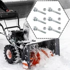 6x Snow Throwers Shear Bolt and Nut Kit, Snow Blower Parts, for Replacement